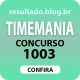 Resultado Timemania