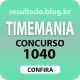 Resultado Timemania