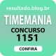 Resultado Timemania