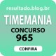 Resultado Timemania