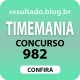 Resultado Timemania