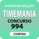 Resultado Timemania
