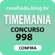 Resultado Timemania